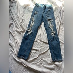 Aeropostale Blue Ripped Jeans